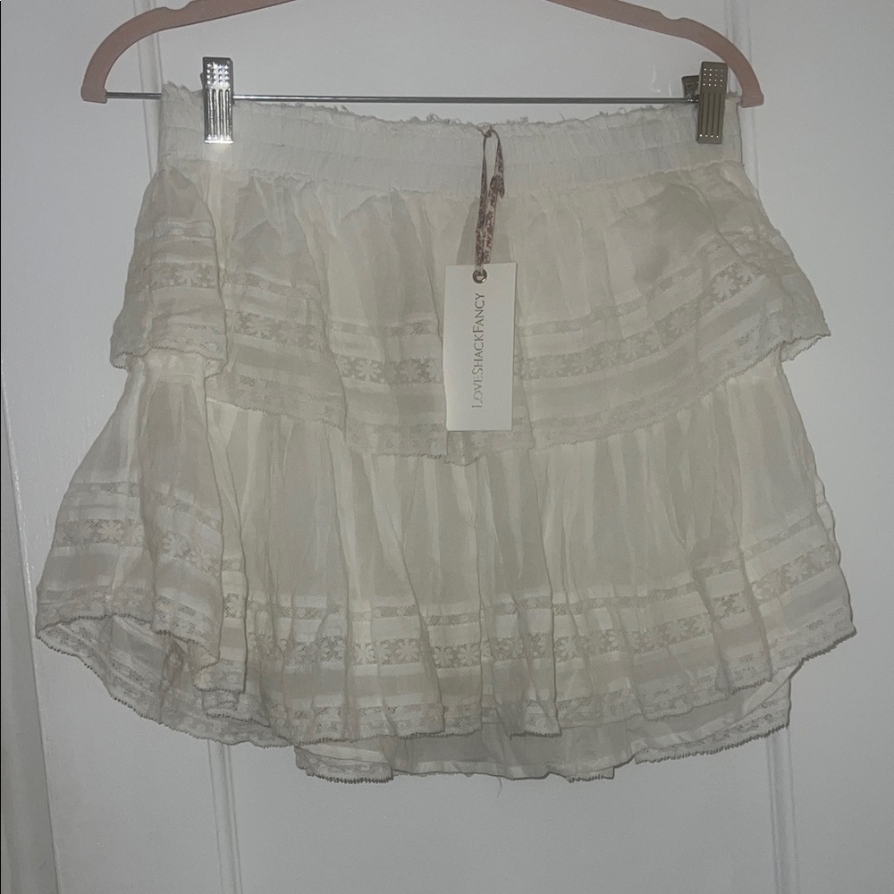 Loveshack fancy ruffle skirt